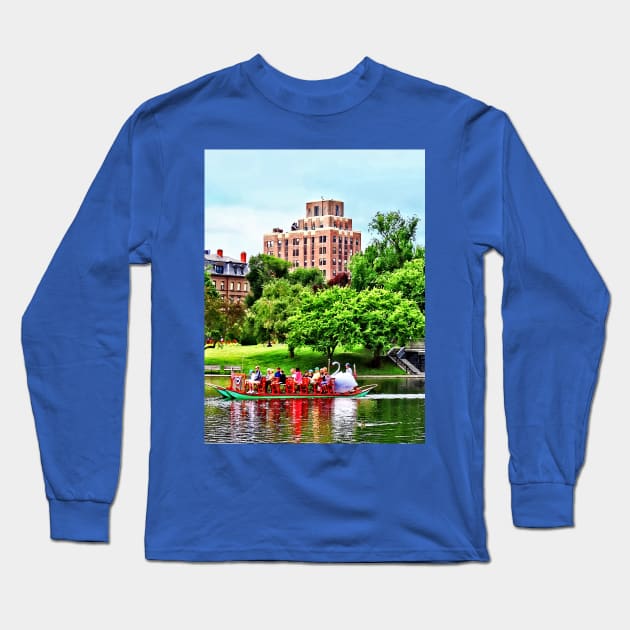 Boston MA - Boston Public Garden Long Sleeve T-Shirt by SusanSavad